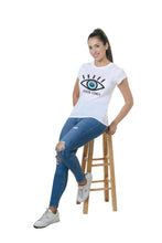 Load image into Gallery viewer, STYLE #VLS-110E2 Big Eye with Good Vibes T-Shirt
