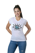 Load image into Gallery viewer, STYLE #VLS-110E2 Big Eye with Good Vibes T-Shirt
