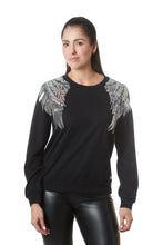 Load image into Gallery viewer, STYLE #VS333E5S Silver Wings Crew Neck Pullover Sweater
